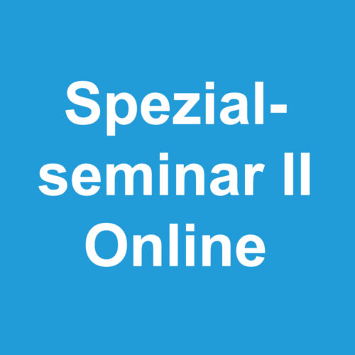 Spezialseminar II 27.09.26 ONLINE